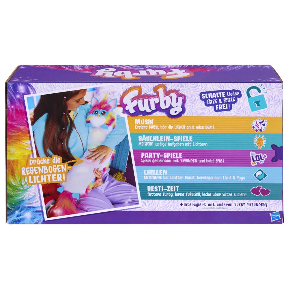 Hasbro Furby DJ Furby Gökkuşağı G06681000 Peluş Oyuncak Thumbnail 5