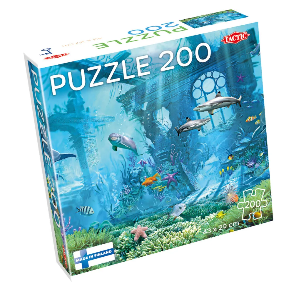Tactic Lovers Sea adventure Yapboz 200 adet Fauna Puzzle