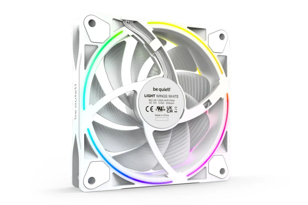 be quiet! Light Wings White | 120mm PWM high-speed Triple-Pack BL101 Thumbnail 6