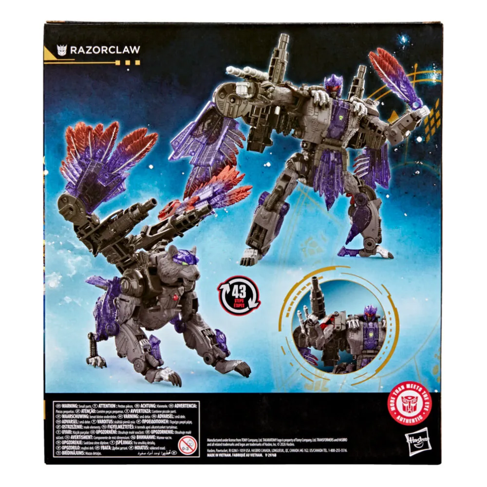 Hasbro Transformers Age of the Primes Leader Class Razorclaw G19075X0 Thumbnail 8