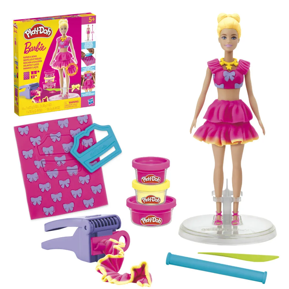 Play-Doh Barbie Fırfır ve Fiyonk Sanat ve El İşi Oyuncakları