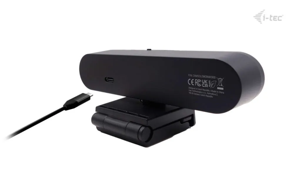i-tec SOLOMON PRO 900 webcam 8,29 MP 3840 x 2160 Piksel USB Siyah Thumbnail 3