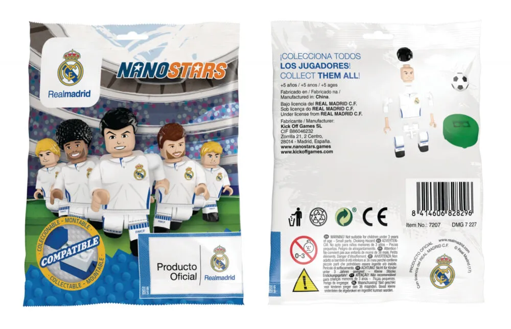 MEGABLEU 7207 FC Real Madrid 24 Parça Oyuncak Figür Thumbnail 0
