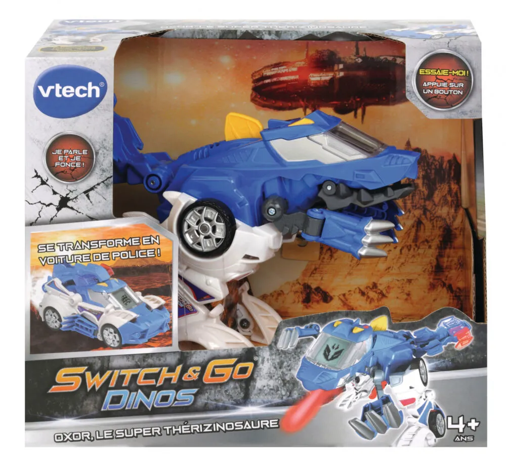 VTech Oxor, Super Thérizinosaure (Voiture De Police) 80-195005 Thumbnail 5
