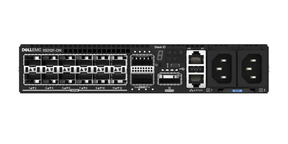 DELL S-Series S5212-ON Gözetilmiş L2/L3 1U Siyah Switch