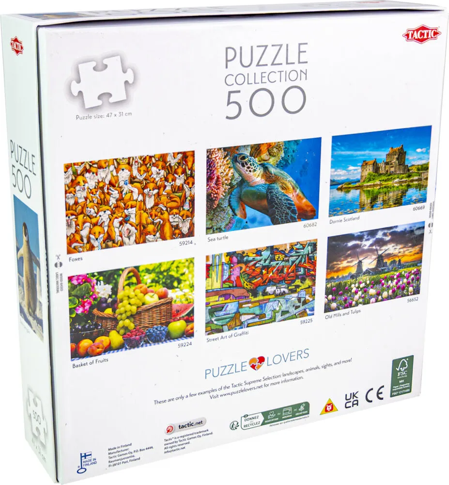 Tactic Lovers Baby penguin Yapboz 500 adet Hayvanlar Puzzle