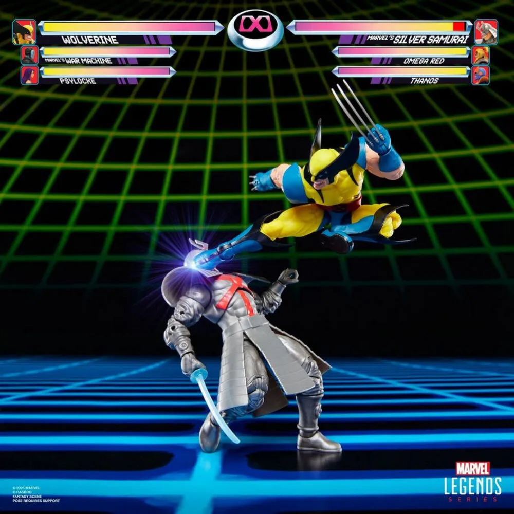 Hasbro Marvel Legends Series Gamerverse Wolverine vs Silver Samurai G06245L0 vs Marvel's 2 Parça Oyuncak Figür Thumbnail 4