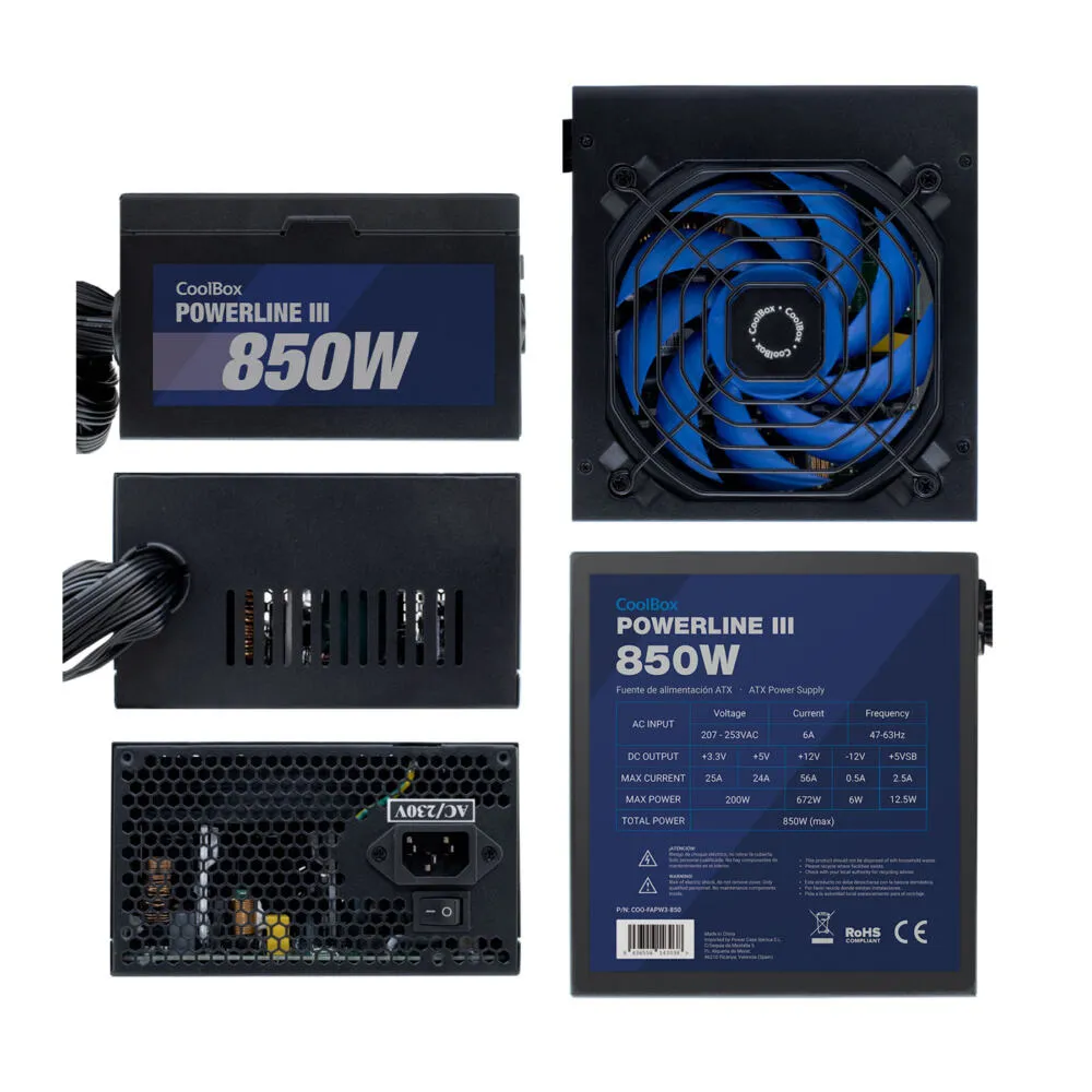 CoolBox Powerline III 850 COO-FAPW3-850 Thumbnail 3