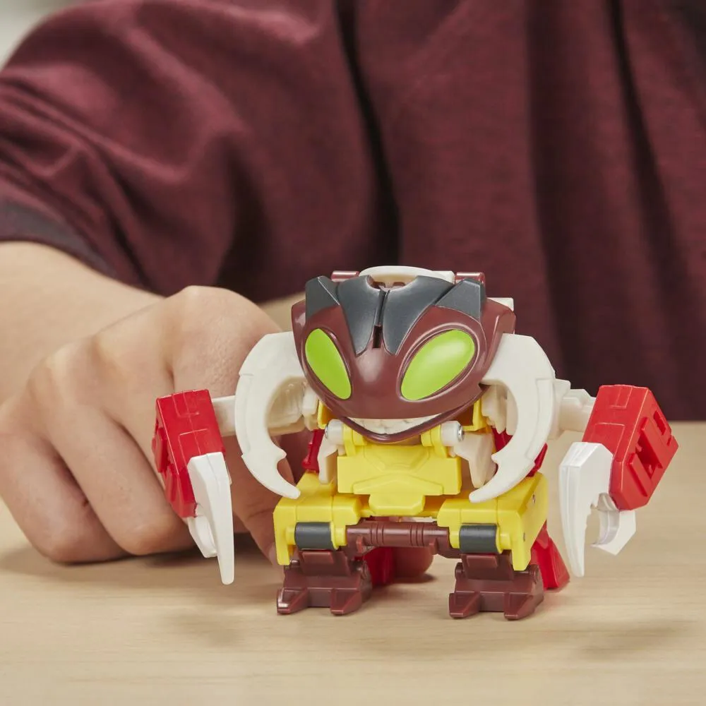 Hasbro Transformers Bumblebee Cyberverse Adventures Action Attackers: 1-Step Changer Repugnus Thumbnail 4