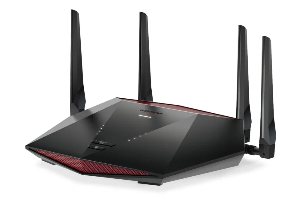 NETGEAR Nighthawk XR1000-100APS kablosuz yönlendirici Gigabit Ethernet Çift bant (2,4 GHz / 5 GHz) Siyah Thumbnail 2