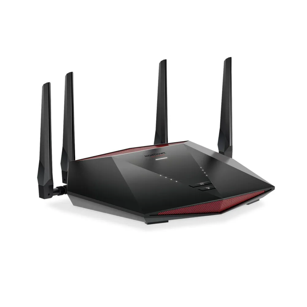 NETGEAR Nighthawk XR1000-100APS kablosuz yönlendirici Gigabit Ethernet Çift bant (2,4 GHz / 5 GHz) Siyah Route