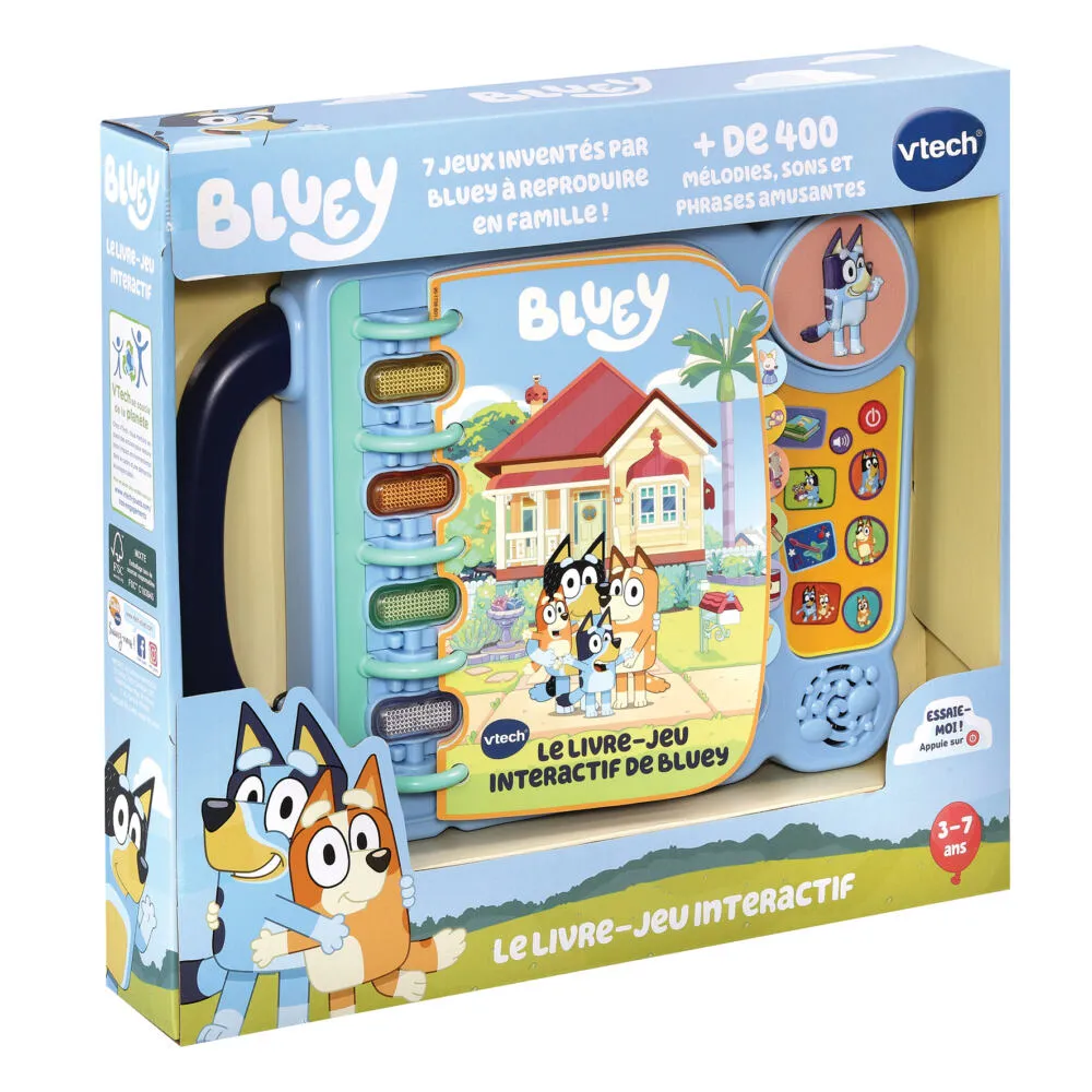 VTech BLUEY - MON LIVRE-JEU INTERACTIF 80-541205 Thumbnail 6