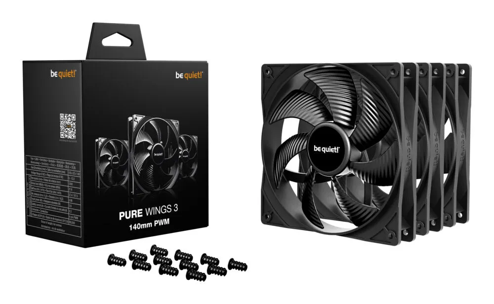 be quiet! Pure Wings 3 140mm | PWM Triple Pack BL139 Thumbnail 3