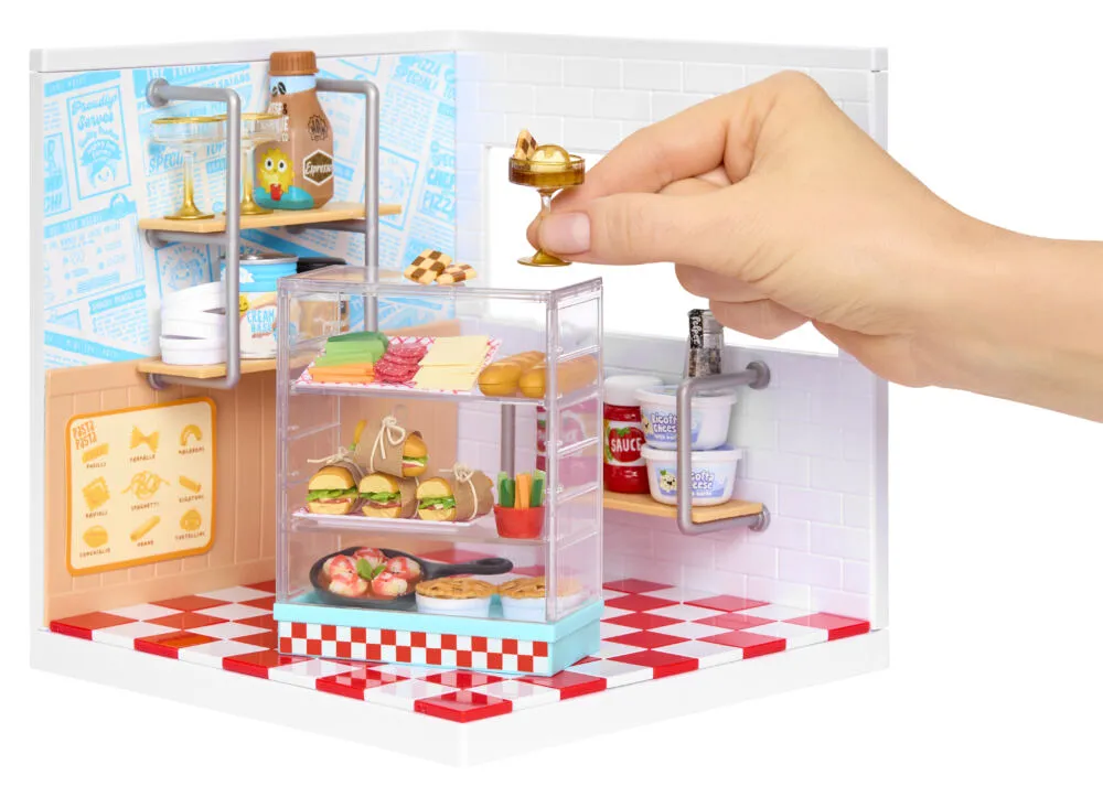 MGA Entertainment Miniverse Spaces Starter Pack- Pizza 566069-X1EUC Thumbnail 1
