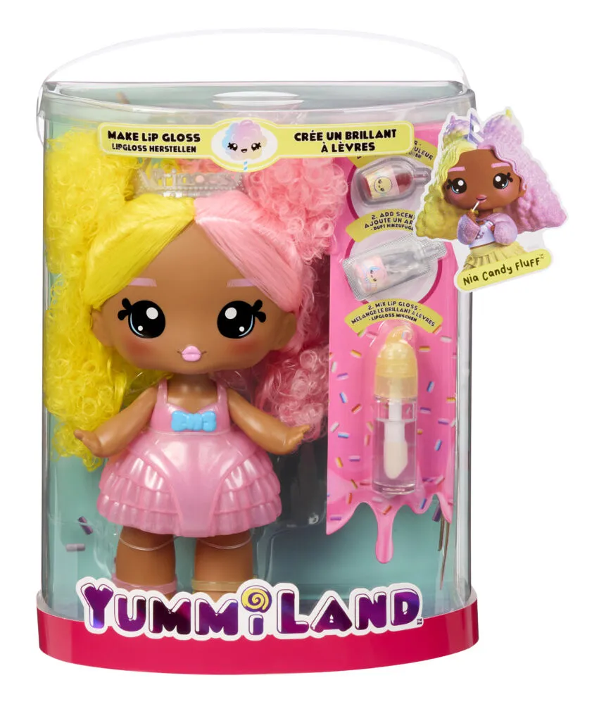 MGA Entertainment Yummiland Large Doll- Nia Candy Fluff Thumbnail 1