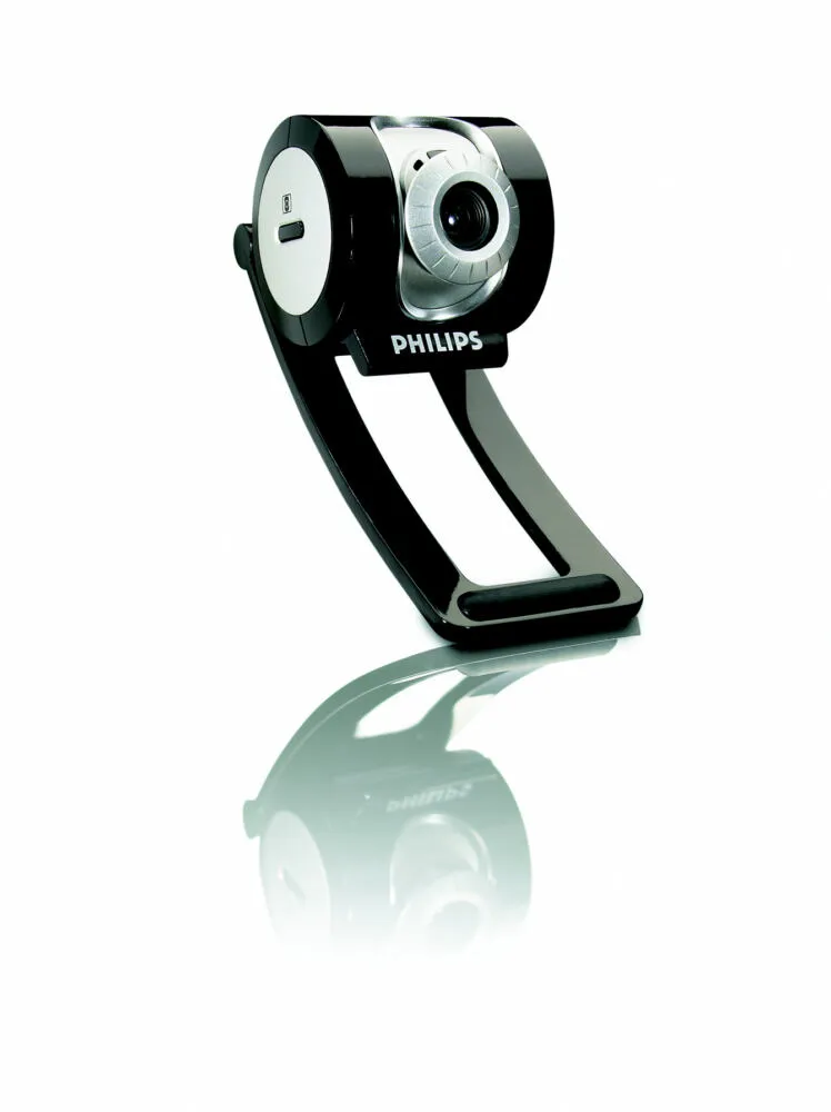 Philips VGA With Pixel Plus & Digital Natural Motion webcam 1,3 MP 640 x 480 Piksel USB 1.1 Siyah, Gümüş