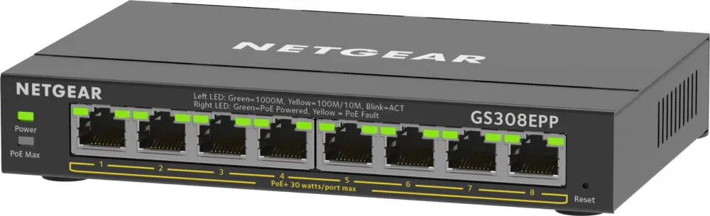 NETGEAR GS308EPP-100PES Thumbnail 4