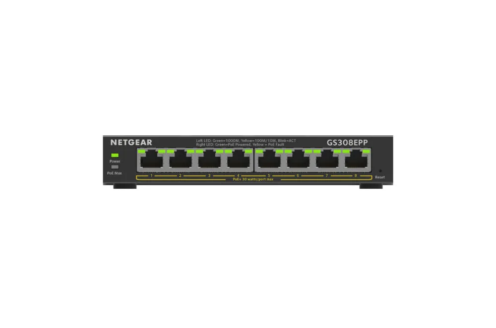 NETGEAR GS308EPP-100NAS Thumbnail 2