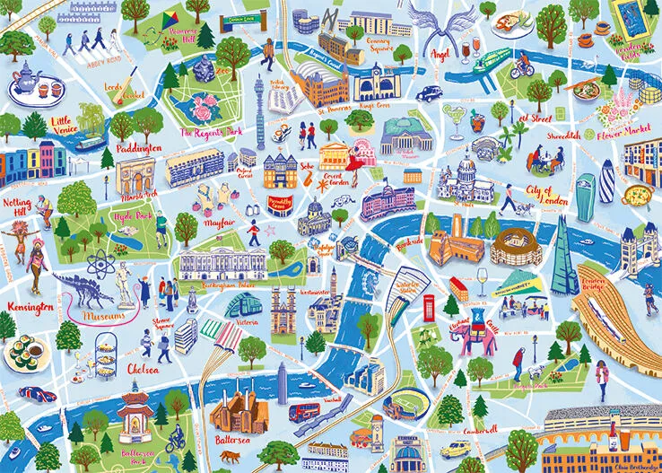 Jumbo London Sightseeing 1000 Parça 11355 Puzzle Thumbnail 2