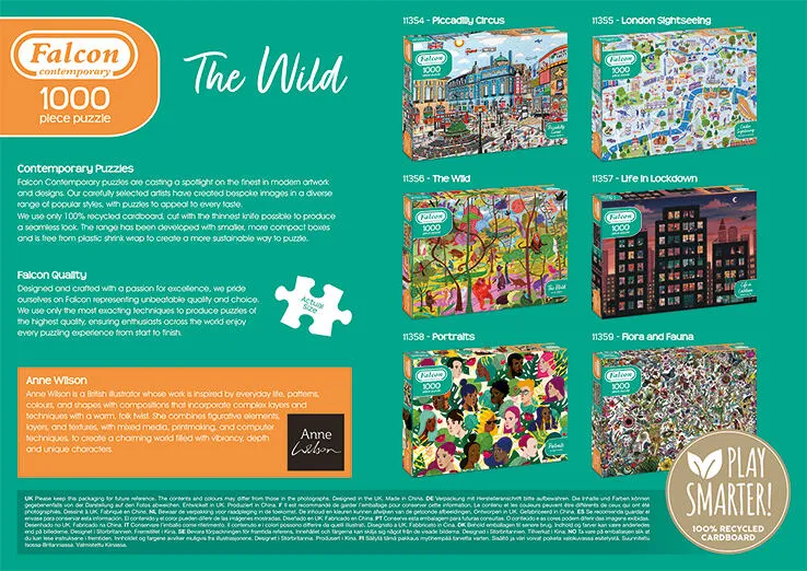 Jumbo The Wild 1000 Parça 11356 Puzzle Thumbnail 11