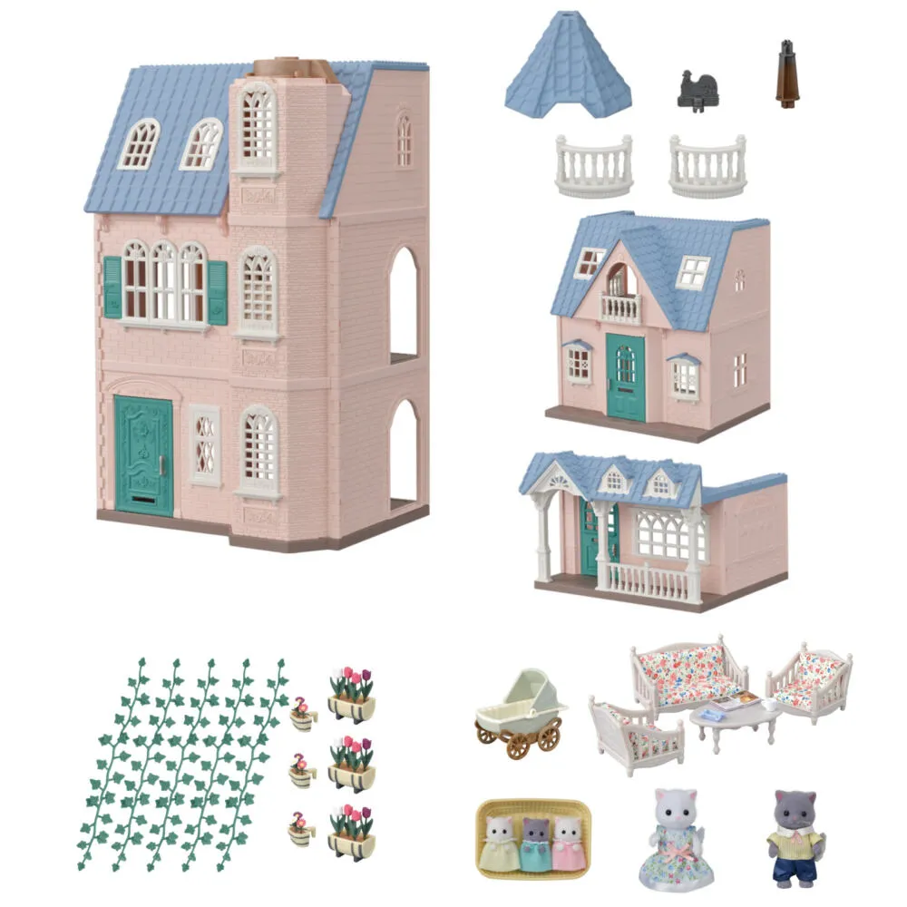 Sylvanian Families 5521 24 Parça Oyuncak Bebek Thumbnail 0