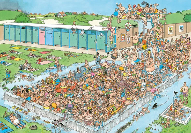 Jumbo Pool Pile-Up 2000 Parça 20040 Puzzle Thumbnail 0