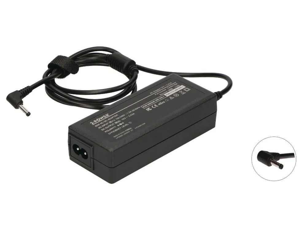 2-Power 2P-01FR051 şarj aleti & çevirici Bina içi 65 W Siyah Şarj Ürünleri