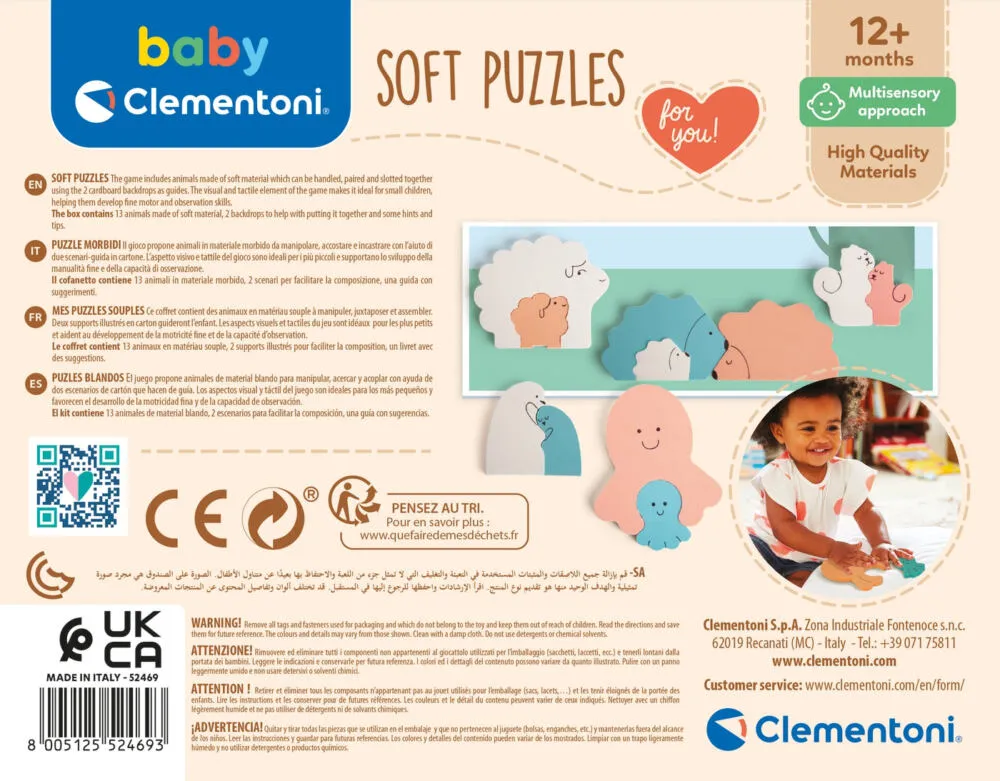 Clementoni Soft Puzzles 52469 13 Parça Puzzle Thumbnail 3