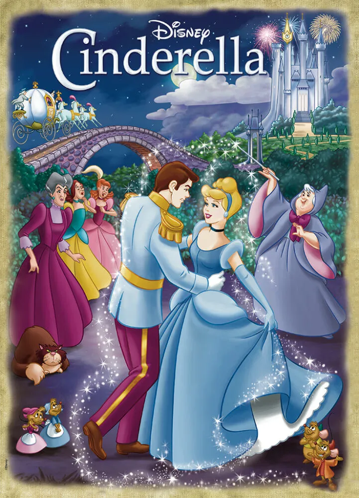 Jumbo Classic Collection - Cinderella 1000 Parça 19485 Puzzle Thumbnail 2