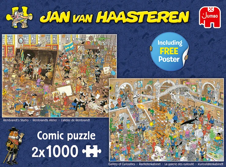 Jumbo A Trip to the Museum 2x1000 Parça 20052 1000 Parça Puzzle Thumbnail 5