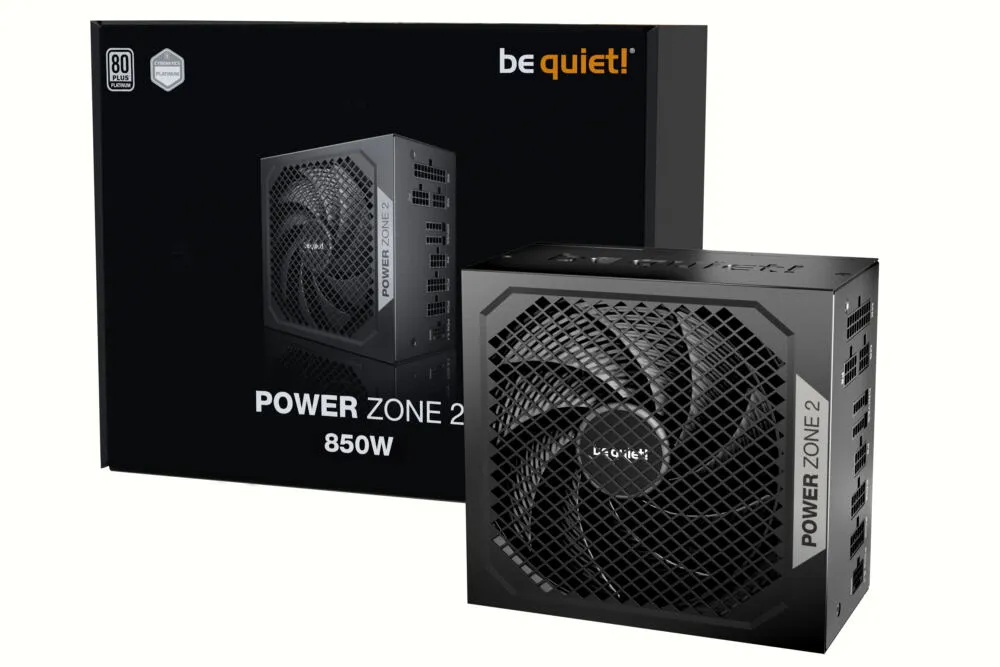 be quiet! Power Zone 2 850W güç kaynağı ünitesi 20+4 pin ATX Siyah Thumbnail 3