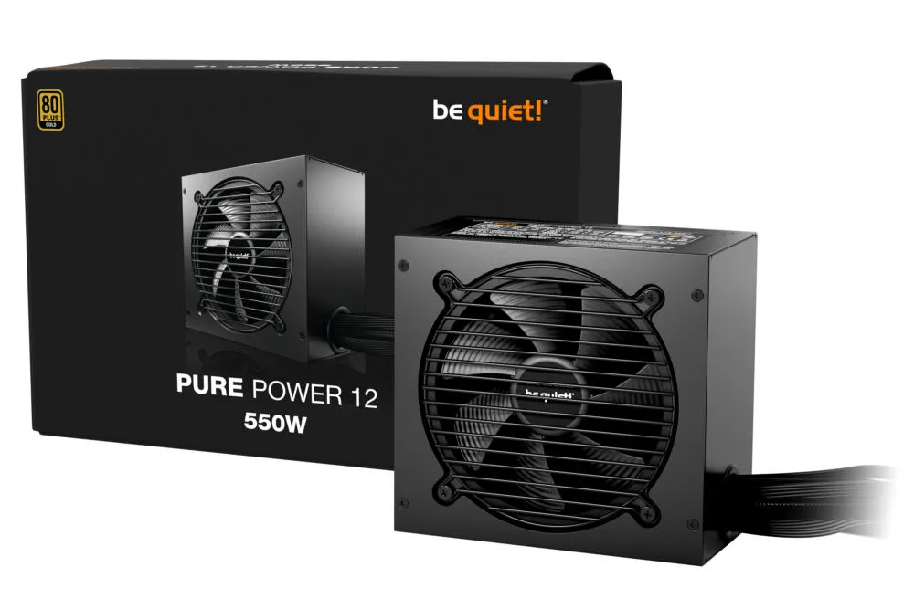 be quiet! PURE POWER 12 550W BP001EU 80 PLUS Gold ATX Güç Kaynağı Thumbnail 3