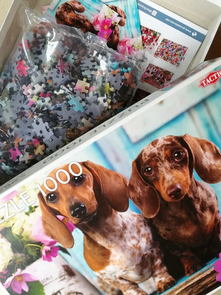 Tactic Dashing Dacshunds 1000 Parça 58314 Puzzle Thumbnail 5