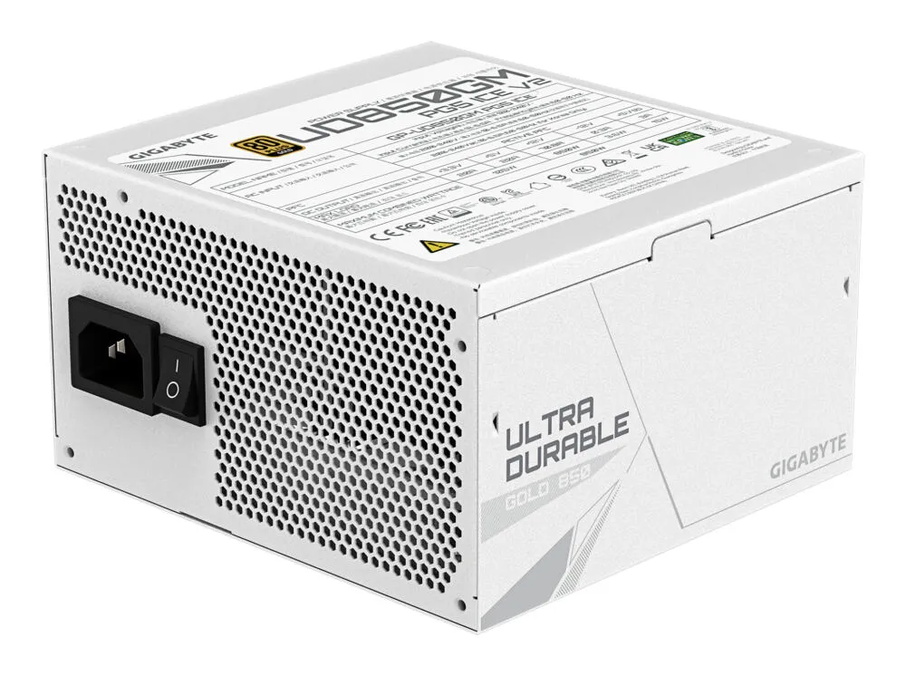 GIGABYTE UD850GM PG5 V2 ICE GP-UD850GM EU 850 W 80 PLUS Gold ATX Güç Kaynağı Thumbnail 5