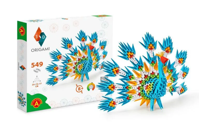 Alexander Toys ORIGAMI 3D – Peacock 02555 Thumbnail 3