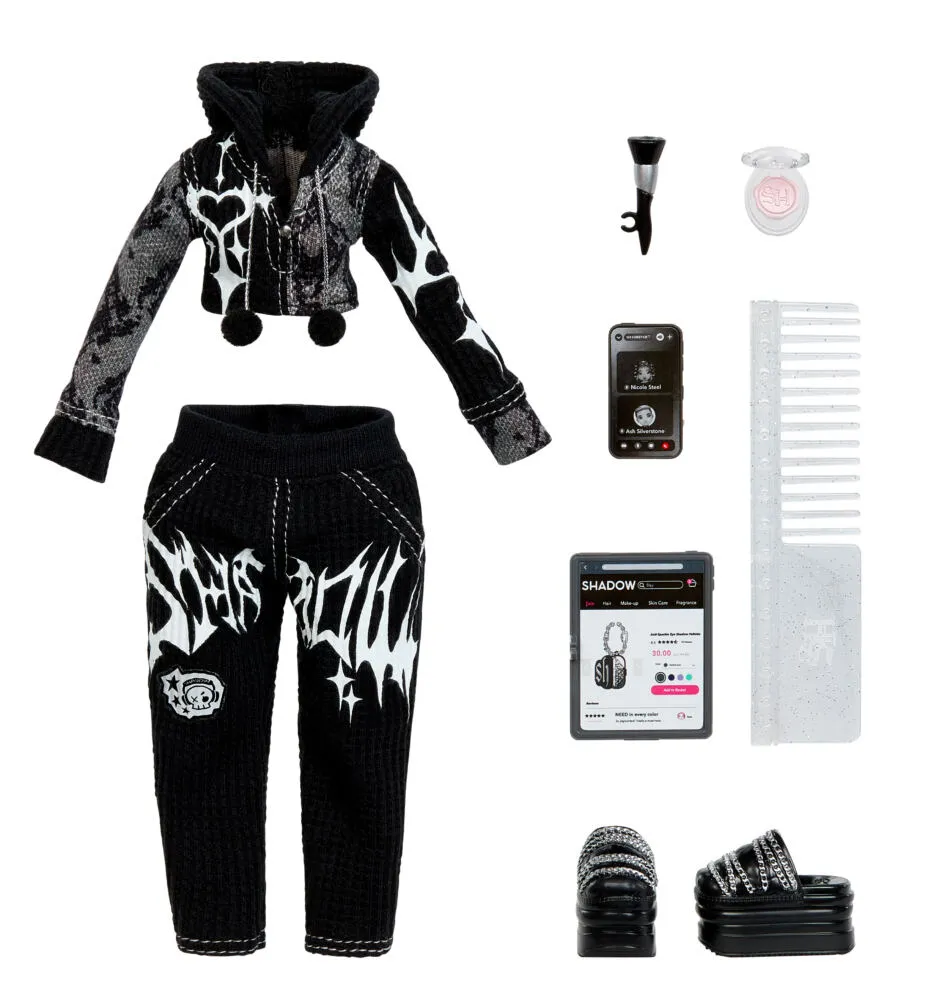 Rainbow High Shadow High Fashion Doll Girls' Night - Heather (black/white hair) 597865 Thumbnail 9