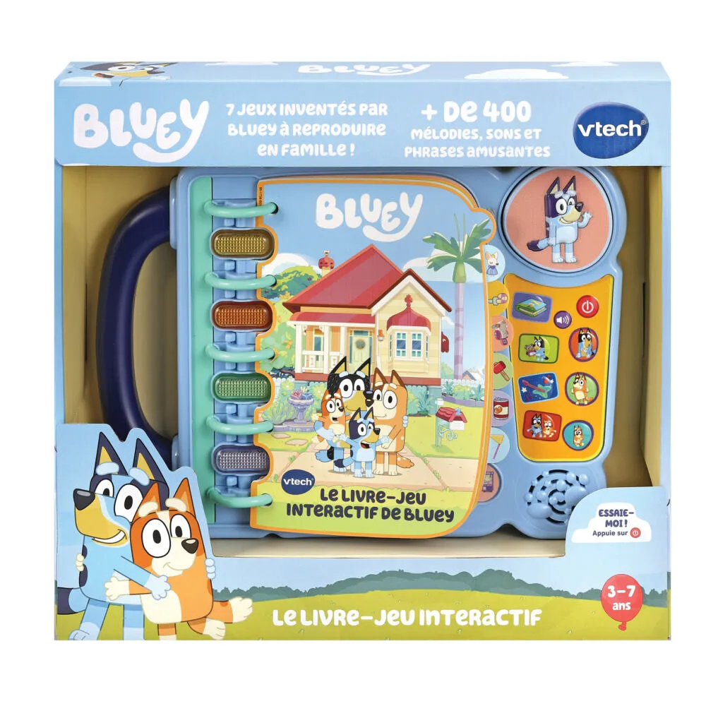 VTech BLUEY - MON LIVRE-JEU INTERACTIF 80-541205 Thumbnail 4