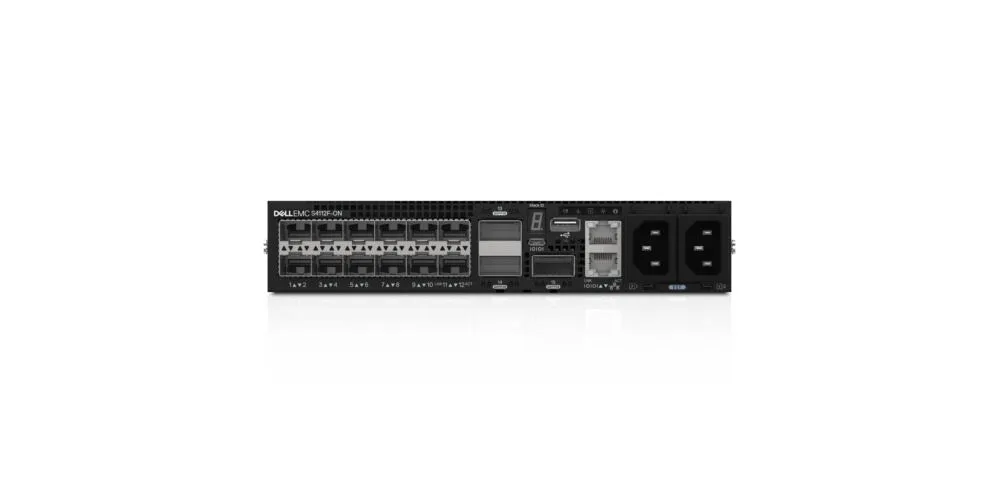 DELL S-Series S4112F Gözetilmiş L2/L3 1U Siyah Switch