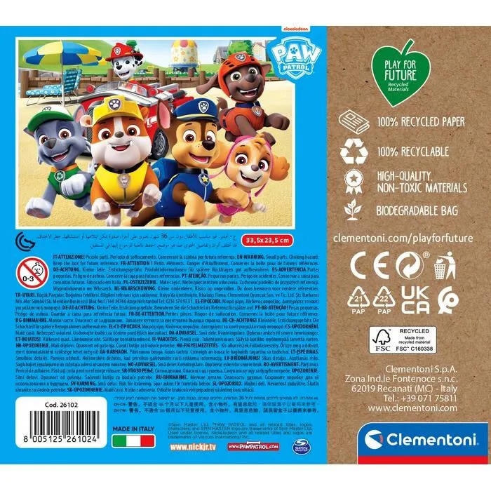 Clementoni 26102 60 Parça Puzzle Thumbnail 5