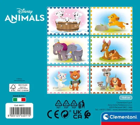 Clementoni Disney Animal Friends 44011A 6 Parça Puzzle Thumbnail 4