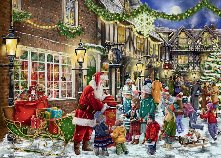 Jumbo Letters for Santa 2 x 1000 Parça 11343 Puzzle Thumbnail 2
