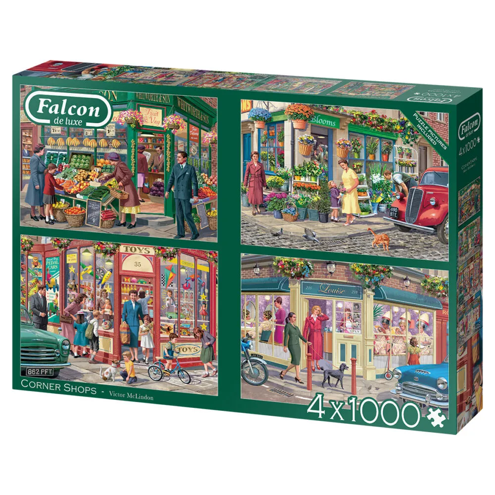 Jumbo Corner Shops 4 x 1000 Parça 11329 Puzzle Thumbnail 13