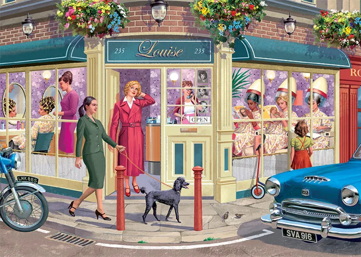 Jumbo Corner Shops 4 x 1000 Parça 11329 Puzzle Thumbnail 7