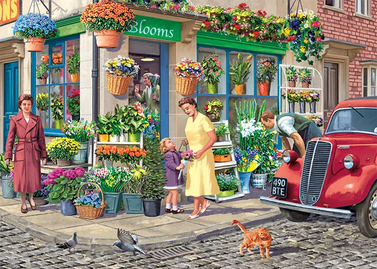 Jumbo Corner Shops 4 x 1000 Parça 11329 Puzzle Thumbnail 3