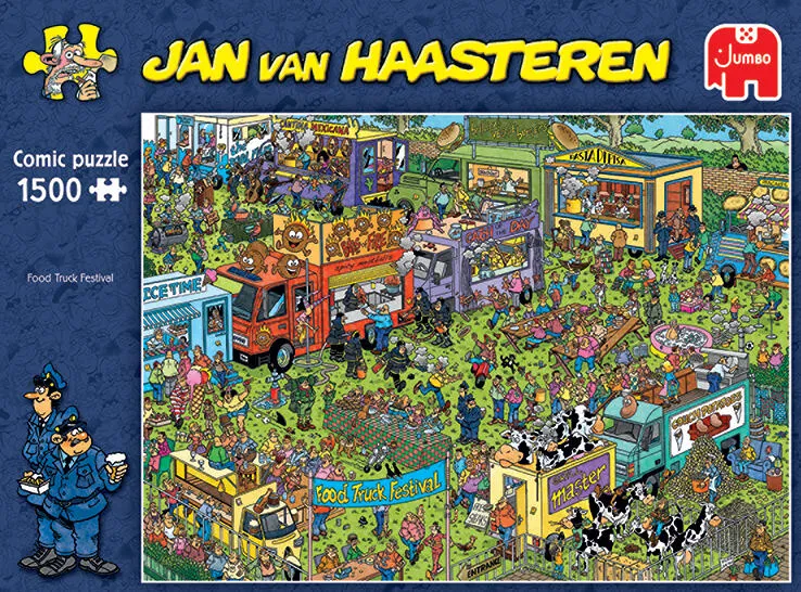 Jumbo Food Truck Festival 1500 Parça 20042 Puzzle Thumbnail 4