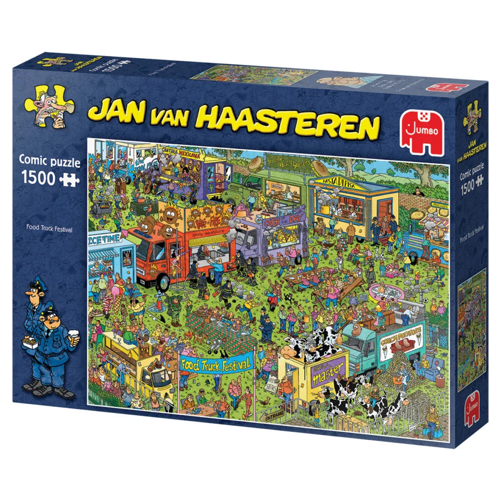 Jumbo Food Truck Festival 1500 Parça 20042 Puzzle Thumbnail 3