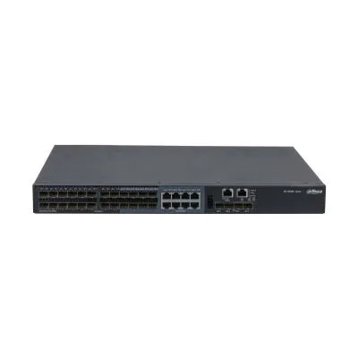 Dahua Technology DH-AS5600-24GF4XF ağ anahtarı Gözetilmiş L3 Gigabit Ethernet (10/100/1000) 1U Siyah Thumbnail 1
