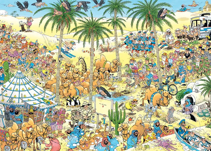 Jumbo The Oasis 1000 Parça 20048 Puzzle Thumbnail 0