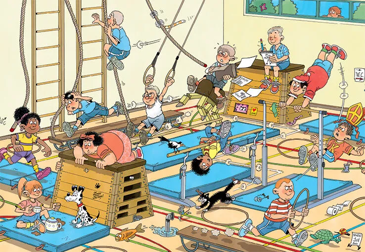 Jumbo Junior Gym Class 240 Parça 20060 Puzzle Thumbnail 2