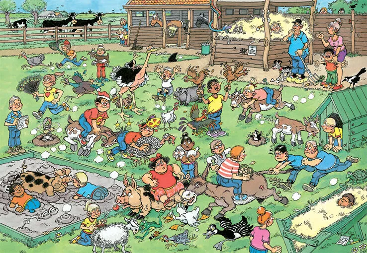 Jumbo Junior The Petting Zoo 360 Parça 20063 Puzzle Thumbnail 0